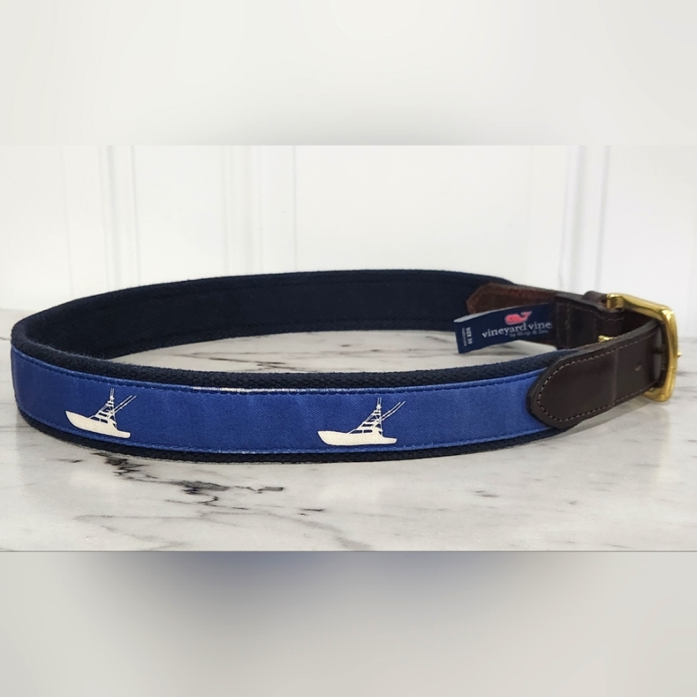Vineyard Vines Nautical Boat Theme Belt size 30